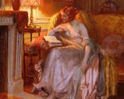 德尔菲恩 恩霍拉斯 : La Lecture Pres De La Lampe